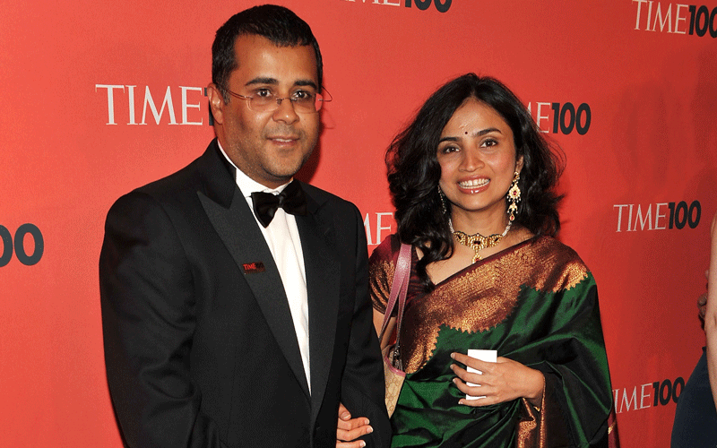 Chetan Bhagat attends Time's 100 most influential people in the world gala at Frederick P Rose Hall, Jazz at Lincoln Center on May 4 in New York City. (Getty Images)