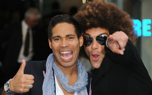 Danyl Johnson and Jamie Archer attends the World film premiere for "Inception" at the Odeon Leicester Square in London, England.  (GETTY IMAGES)