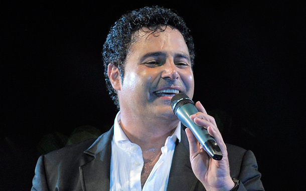 Lebanese singer Assi El-Hellani, performs on the main stage at the Zouk Mikael International Festival, in Zouk Mikael, north of Beirut, Lebanon. The annual Festival runs from 09 July to 28 July 2010. (EPA)