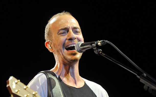 French singer Calogero performs on the main stage at the opening night of the Zouk Mikael International Festival, in Zouk Mikael, north of Beirut, Lebanon. The annual Festival is runs from 09 July to 28 July 2010. (EPA)