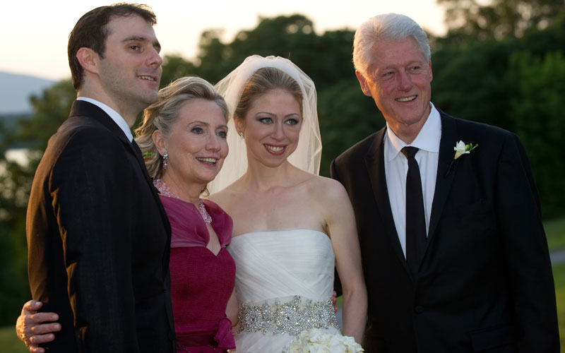 It's official Chelsea Clinton ties the knot News World Emirates247