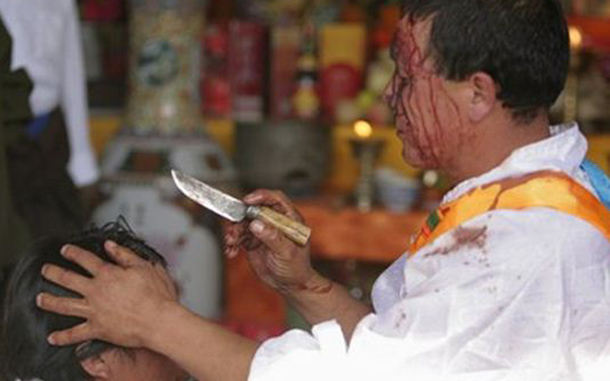 Tibetan Lurol Festival in Rebkong. (SUPPLIED)