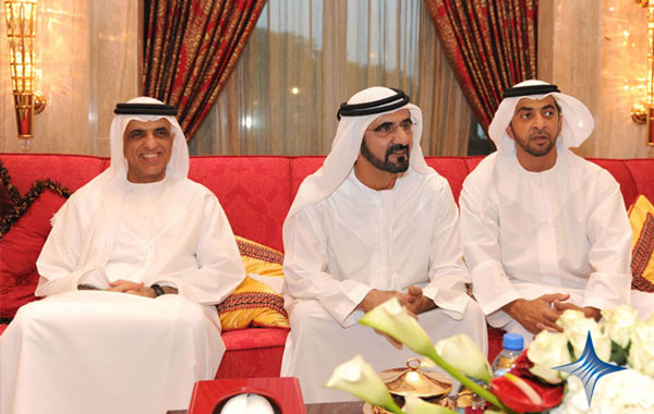 His Highness Sheikh Mohammed bin Rashid Al Maktoum Vice-President and Prime Minister of the UAE, and Ruler of Dubai, exchanged greetings with other sheikhs, dignitaries and officials at Zabeel Palace on Thursday to mark the advent of the holy month of Ramadan