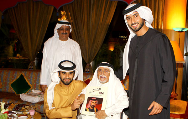 Sheikh Majed bin Mohammed Al Maktoum with royal photographer, Noor Ali Rashid