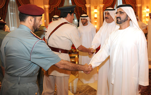 Dubai Police delegation offers best wishes to Sheikh Mohammed