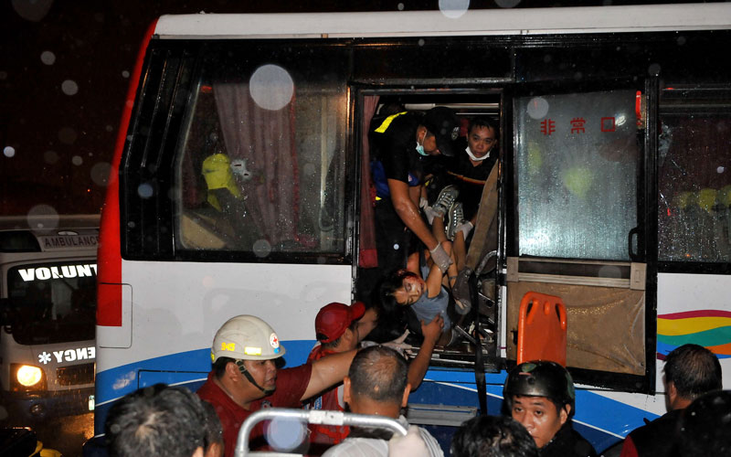 manila tour bus hijack victims