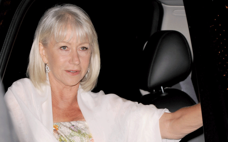 Actress Helen Mirren attends the "Brighton Rock" Premiere held at the Winter Garden Theatre during the 35th oronto International Film Festival. (AFP)