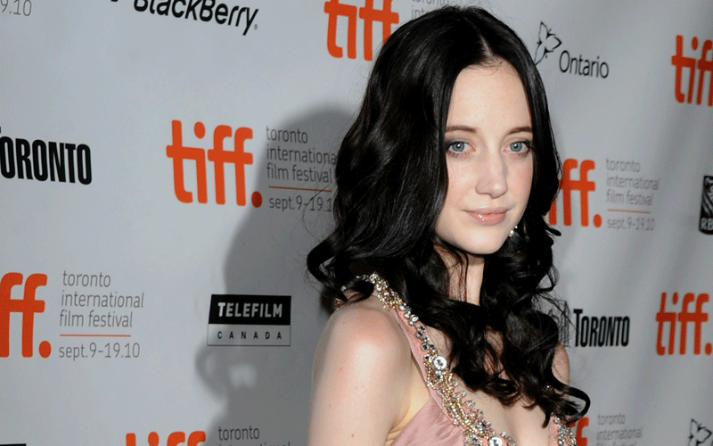 Actress Andrea Riseborough attends the "Brighton Rock" Premiere held at the Winter Garden Theatre during the 35th oronto International Film Festival. (AF)