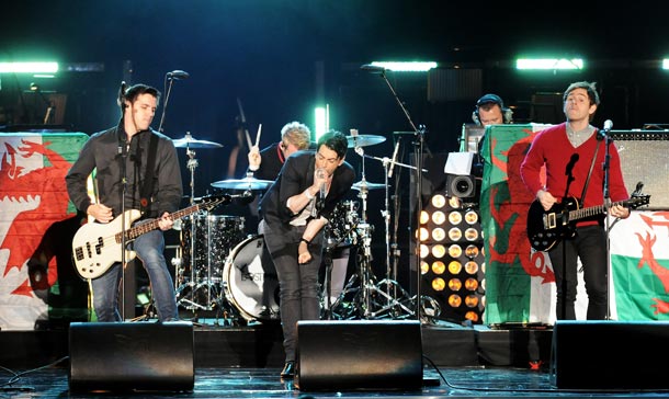 Lostprophets perform during Welcome To Wales at Millennium Stadium in Cardiff, Wales. (GETTY IMAGES)