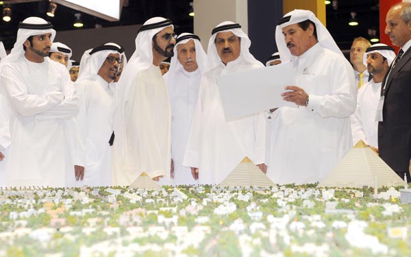 Sheikh Mohammed was briefed on various developments. (SUPPLIED)