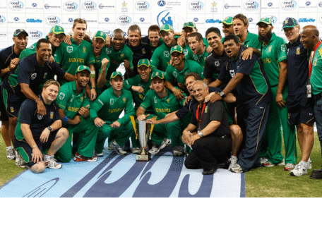 SLIDESHOW: South Africa clinched the one-day series against Pakistan with a 57-run triumph at Dubai international cricket stadium on Monday. (AGENCIES)