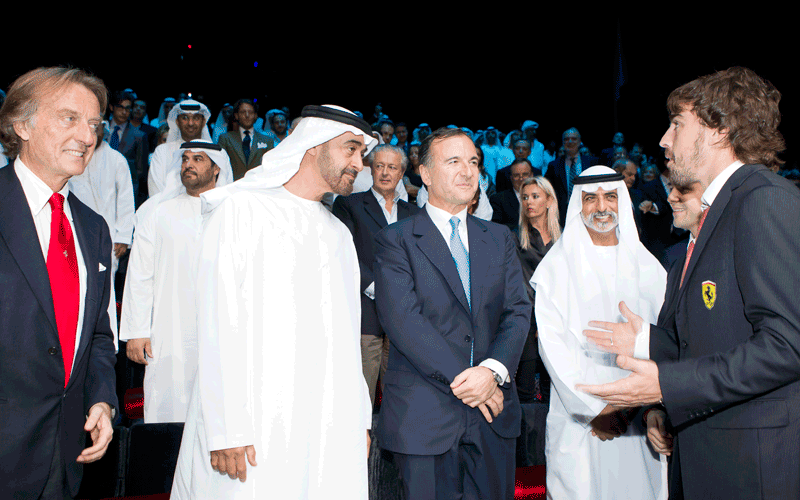 Sheikh Mohammed at the inauguration (SUPPLIED)