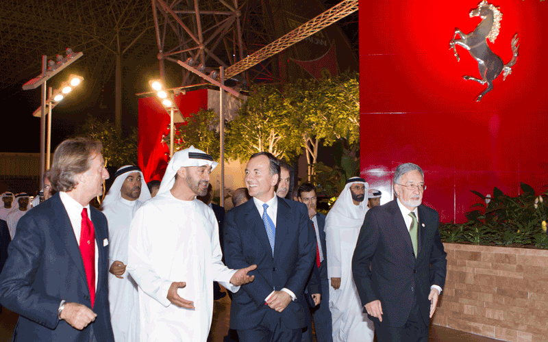 Sheikh Mohammed at the inauguration (SUPPLIED)