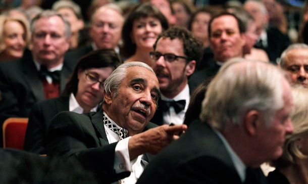 Rep. Charles Rangel, D-N.Y. attends the 2010 Kennedy Center Honors Gala at the Kennedy Center in Washington. (AP)