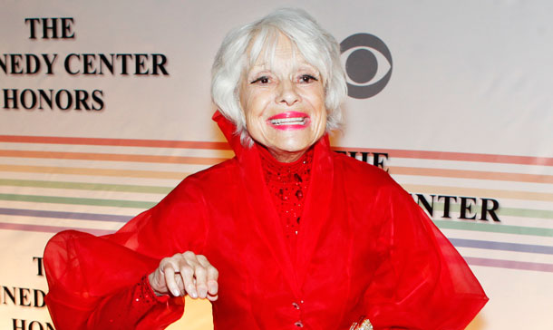 Carol Channing walks the red carpet at the Kennedy Center Honors, in Washington. The 2010 honorees are Merle Haggard, Jerry Herman, Bill T. Jones, Paul McCartney, and Oprah Winfrey. (AP)