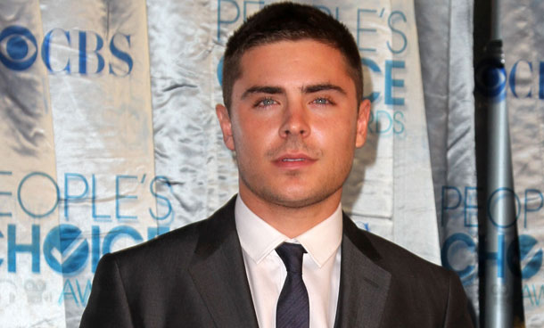 Actor Zac Efron arrives at the People's Choice Awards in Los Angeles, California. (AFP)