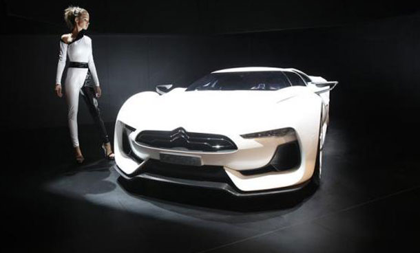 A GTbyCitroen concept car is seen at the Moscow Auto Salon 2010 the Moscow International Motor Show. (REUTERS)