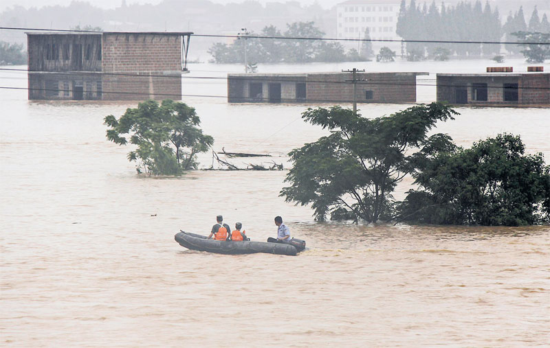 155 dead, 24 missing in China floods; losses top $6.5bn. (SUPPLIED)