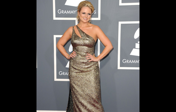 Singer Miranda Lambert arrives at The 53rd Annual GRAMMY Awards held at Staples Center on February 13, 2011 in Los Angeles, California. (GETTY)