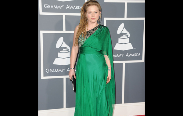 Singer Monica arrives at The 53rd Annual GRAMMY Awards held at Staples Center on February 13, 2011 in Los Angeles, California. (GETTY)