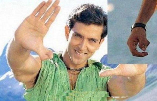 Hrithik Roshan, the hot Bollywood actor has two thumbs on his right hand. (AGENCY)
