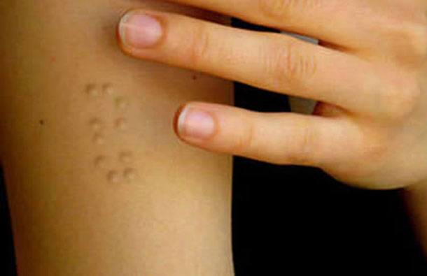 Braille tattoos are a new innovation that allows the blind to enjoy body modifications too. (AGENCY)
