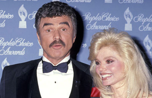 Burt Reynolds and Loni Anderson separated in 1993, after which they became engaged in a very public fight over their son. A split custody agreement was eventually reached. (GETTY IMAGES)