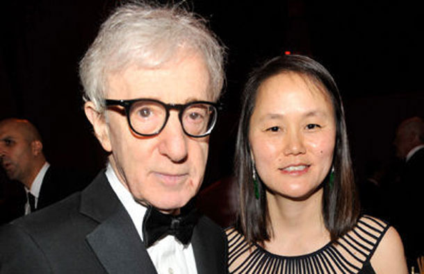 After Woody Allen was caught having an affair with his adopted daughter Soon-Yi Previn, Mia Farrow was awarded sole custody of their children. Allen went on to marry Previn. (GETTY IMAGES)