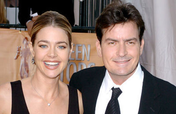 Charlie Sheen and Denise Richards fought a nasty custody battle in 2008 over their daughters. They finally reached a private agreement that was never disclosed. (GETTY IMAGES)