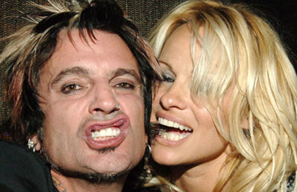 Pamela Anderson and Tommy Lee went through a savage custody battle during one of their many break ups. They reached an agreement in 2002 to share custody of their children. (GETTY IMAGES)