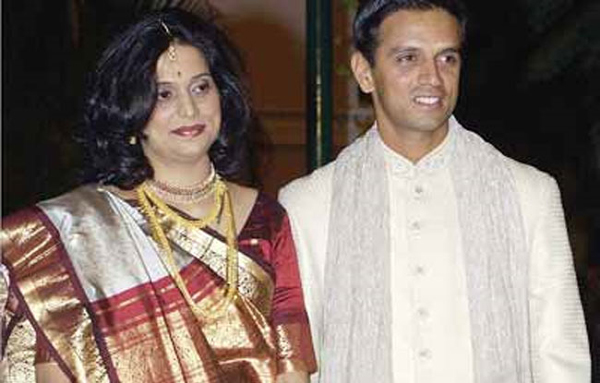 Rahul Dravid and Vijeta had a traditional arranged marriage and it's worked out well for The Wall – no fear of cracks, there's a doctor in the house! (AGENCIES)