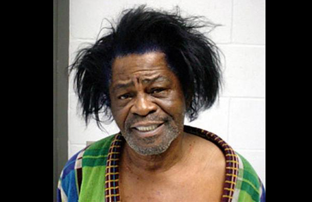 The "Godfather of Soul," James Brown, shown here in the booking photograph, was arrested January 28, 2004. (REUTERS)