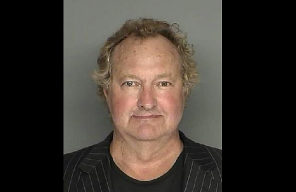 Actor Randy Quaid is shown in this Santa Barbara County Sheriff booking mug shot released to Reuters April 27, 2010. Quaid and his wife Evi were jailed for a few hours after missing several court dates related to a charge that they failed to pay a California hotel bill last year. (REUTERS)