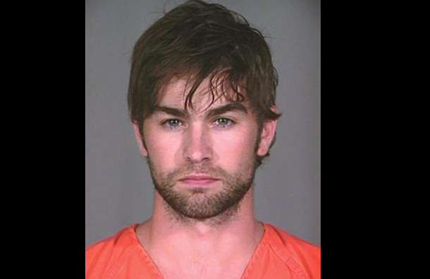 Actor Chace Crawford, star of the television drama series 'Gossip Girl', in a booking mug shot from the Plano, Texas Police Department released to Reuters June 4, 2010. (REUTERS)