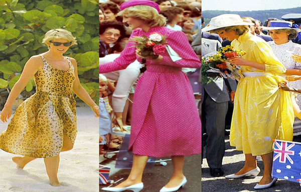 Summer was a time for Diana to bring out her collection of print and colour. She kept things light hearted with animal print, polka dots and airy fabrics. (AGENCIES)