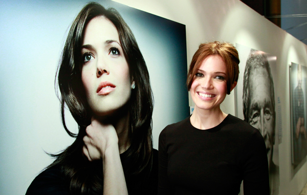 Mandy Moore: In this photo provided by the UN Foundation, actress Mandy Moore attends the opening of the "Champions to End Malaria" exhibit at United Nations headquarters in New York.  (AP)