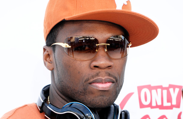 Rapper and actor 50 Cent arrives at the 2011 Billboard Music Awards in Las Vegas. (AP)