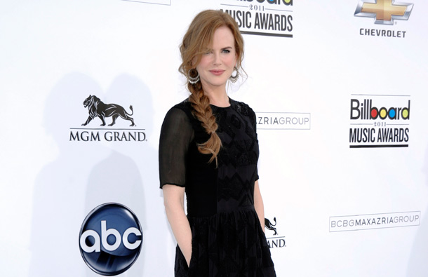 Actress Nicole Kidman arrives at the 2011 Billboard Music Awards in Las Vegas. (AP)