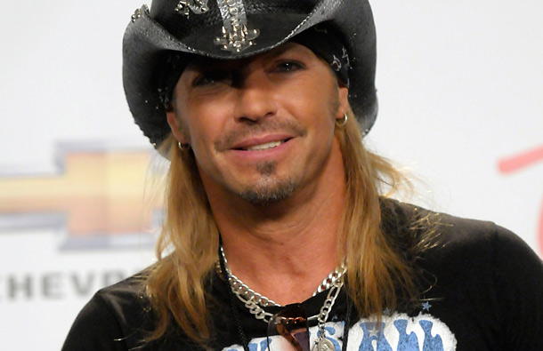 Singer and musician Bret Michaels poses in the press room at the 2011 Billboard Music Awards in Las Vegas. (AP)