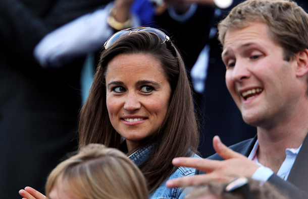 Pippa Middleton watches the Men's Singles third round match between Rafael Nadal of Spain and Radek Stepanek of Czech Republic on day four of the AEGON Championships at Queens Club in London, England. (GETTY/GALLO)