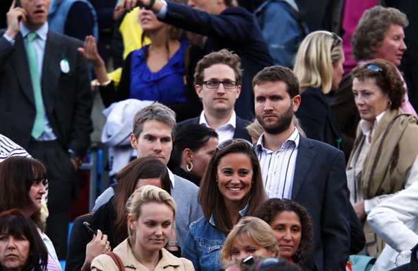 Pippa Middleton attends the Men's Singles third round match between Rafael Nadal of Spain and Radek Stepanek of Czech Republic on day four of the AEGON Championships at Queens Club in London, England. (GETTY/GALLO)