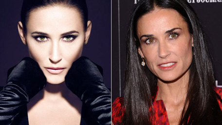 Demi Moore's face split into two after Photoshop - Entertainment ...