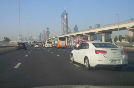 Forget hands-free, see this guy driving in Dubai - News - Emirates ...