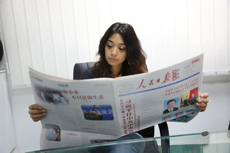 The UAE edition of the 'People's Daily' has completed 50 editions. (Supplied)