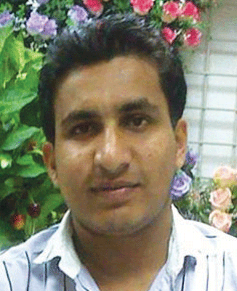 20-year-old Prejith Premanand who died in the fire in a building in Deira, Dubai.