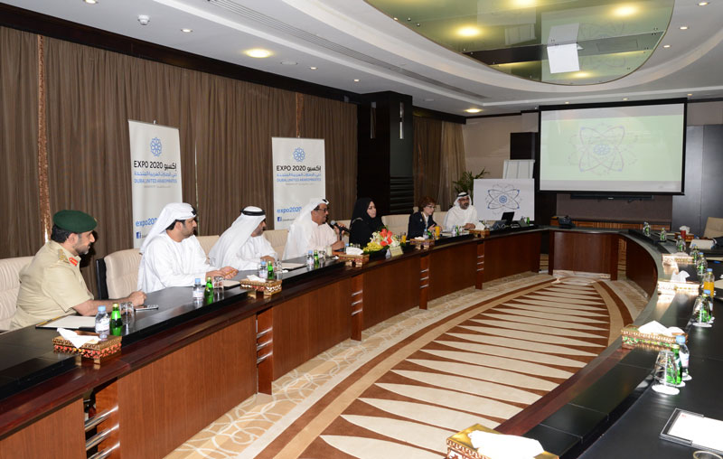 Dubai Police Chief Dahi Khalfan Tamim and other officials at the launch (SUPPLIED)