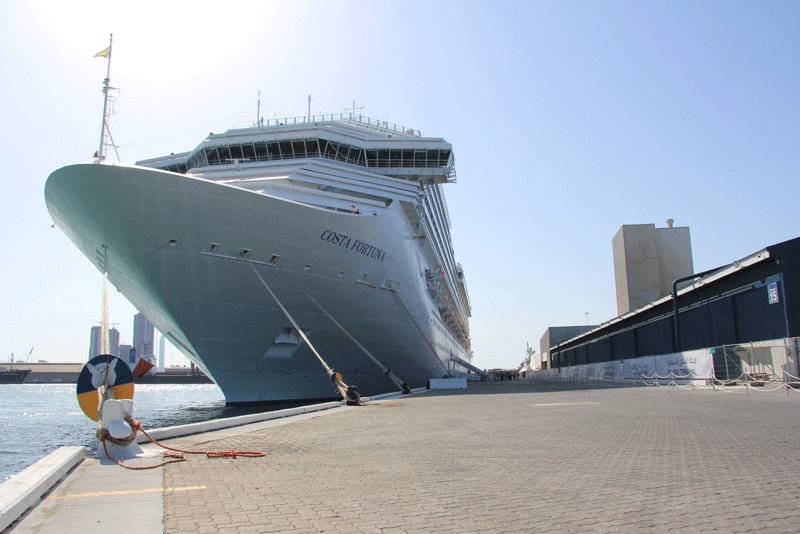 The cruise ship 'Costa Fortuna'.