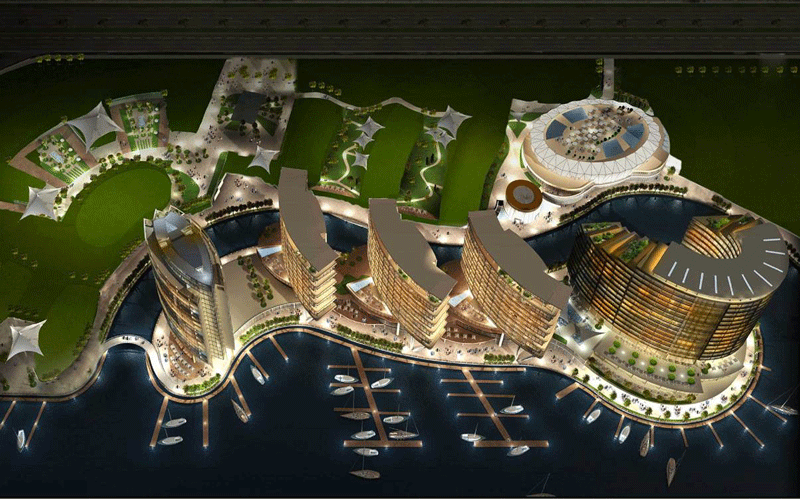 An artist’s impression of 'Jewel of the Creek' project in Dubai. (SUPPLIED)