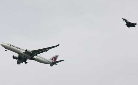 Jet escorts Qatar plane after bomb threat - News - Region - Emirates24|7