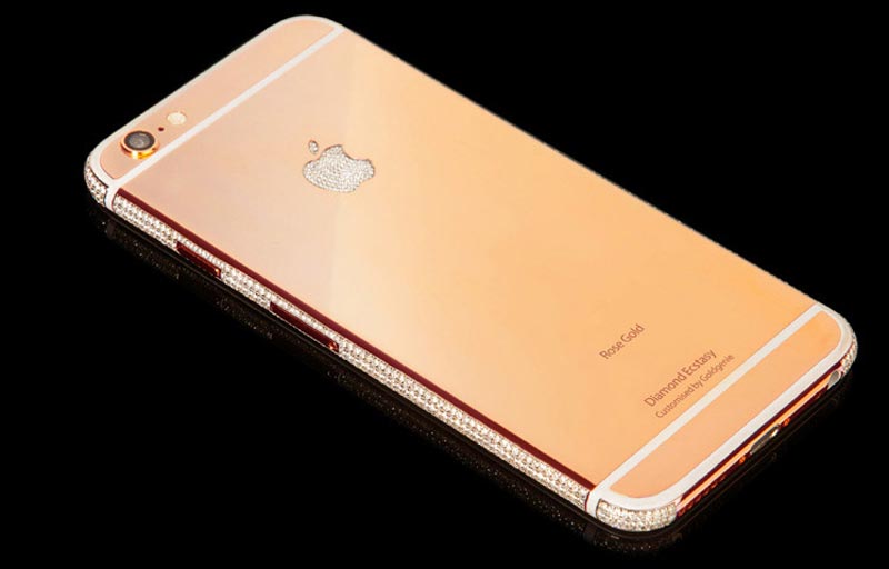 The diamond-rose-gold-iPhone-6. (Supplied)